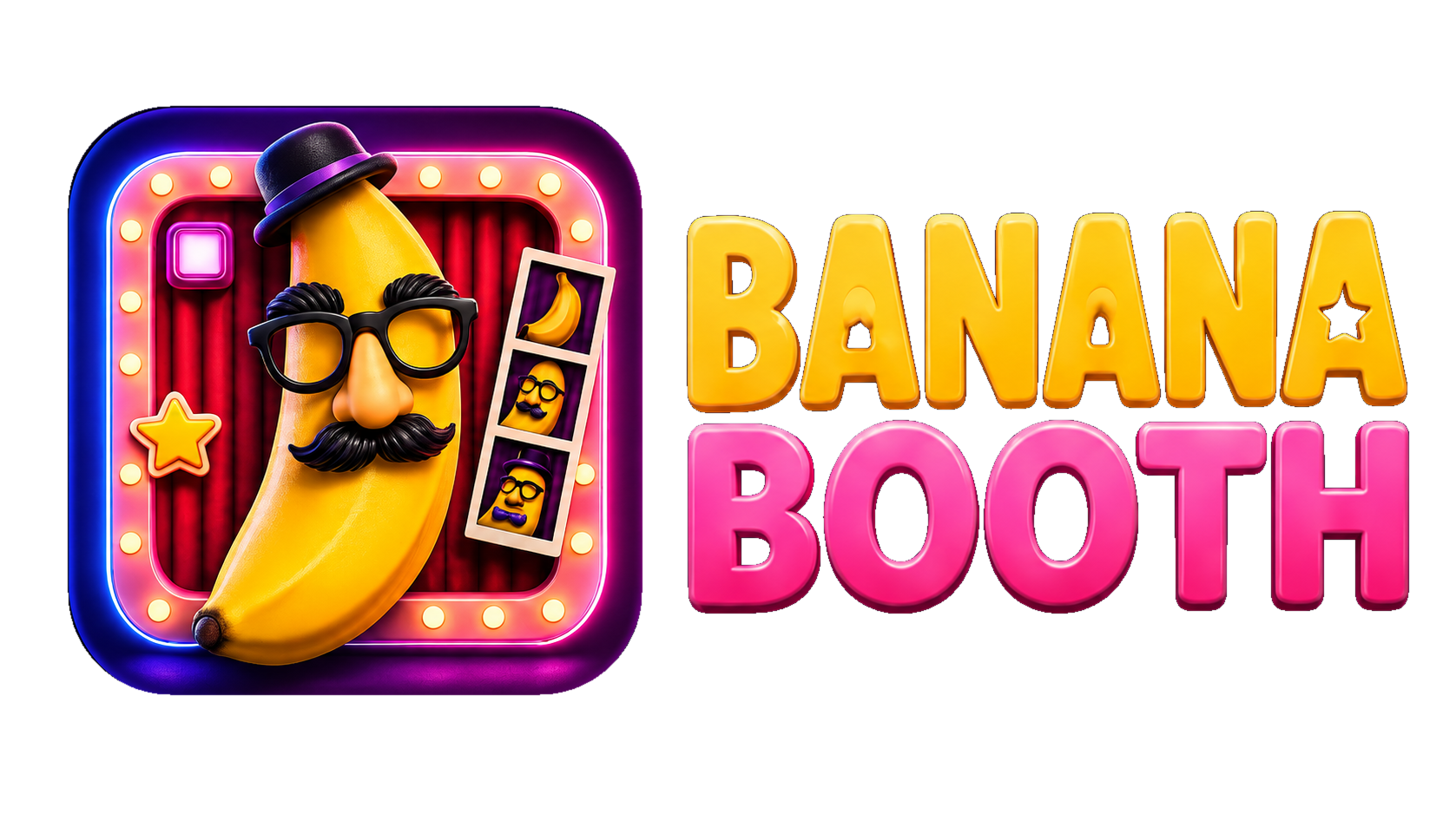 Banana Booth Photo App Logo