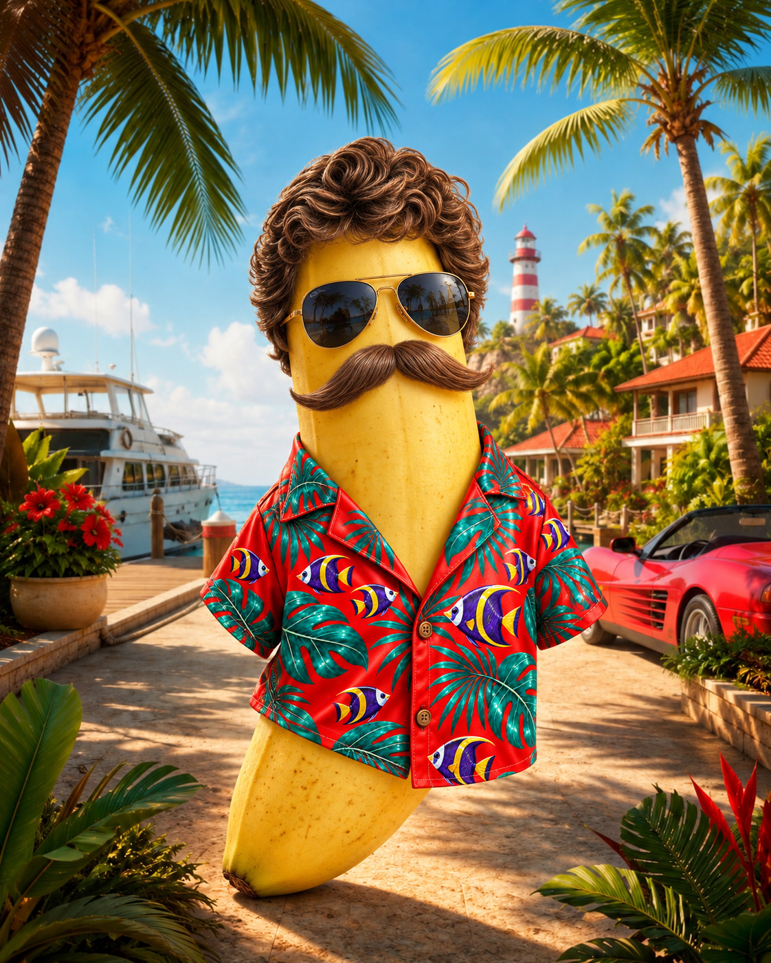 Island Detective Banana Booth App Costume